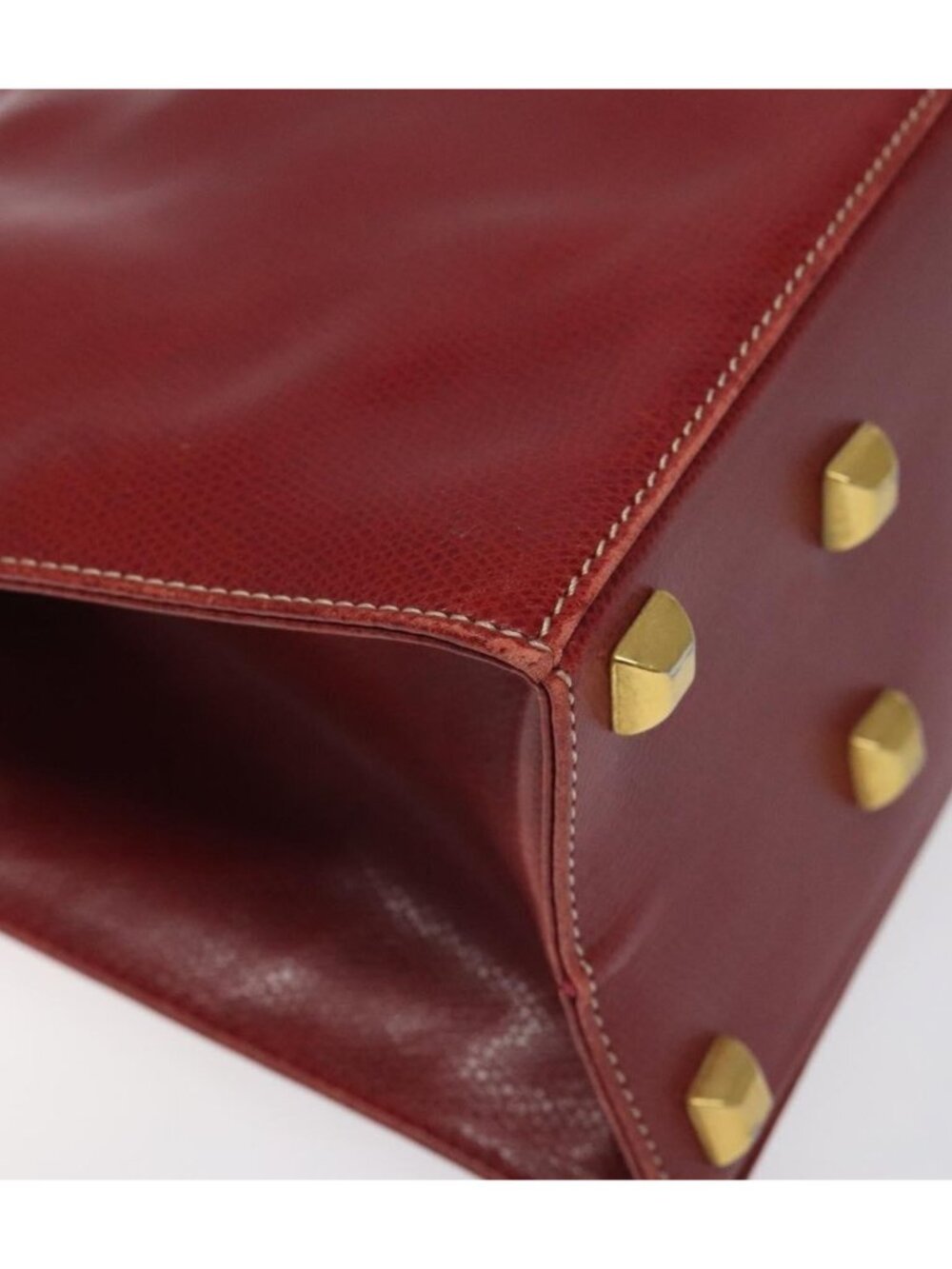 Salvatore Ferragamo Shoulder Bag Leather Red - Picture 11 of 16